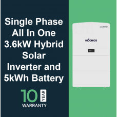 V-Pro Hiconics 3.6kW Hybrid Inverter and 5kWh Battery | All In One | 10 Year Warranty